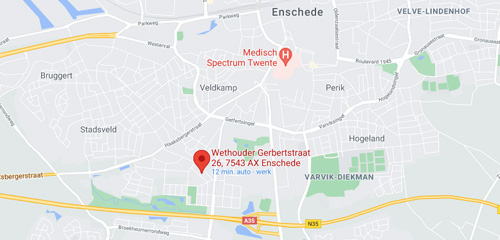Rapido Auto's - Enschede - Route